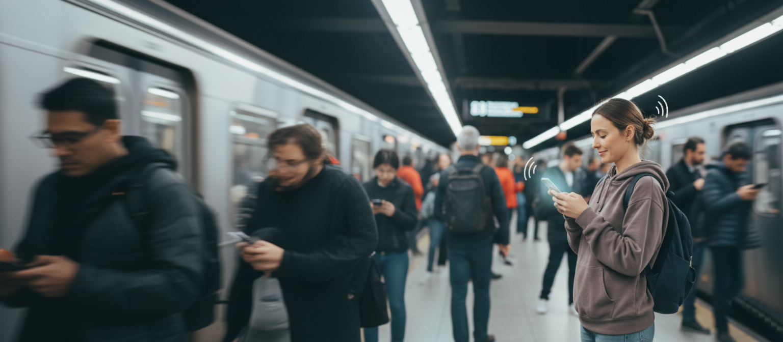 Person using Unpanic app